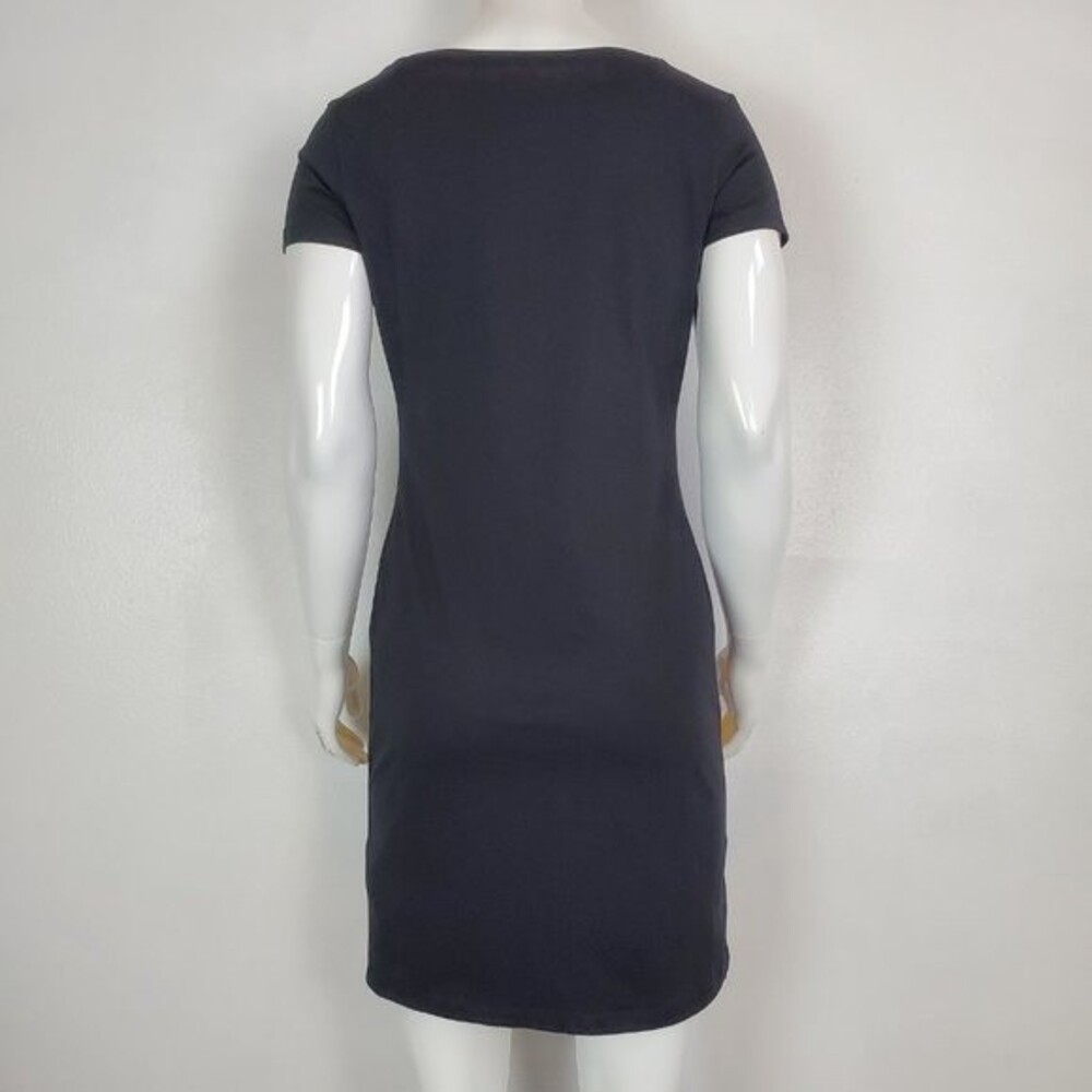 NEW H&M Black Scoopneck Shirtdress - Picture 3 of 6